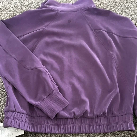 NWT Lululemon Brushed Softstreme Funnel-Neck Zip Up
Dramatic Magenta Size 6 - Picture 10 of 10
